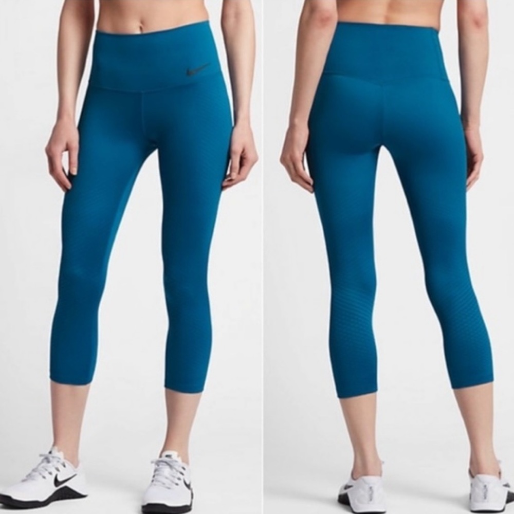 Nike | Zonal Strength Leggings Blue Size Large EUC